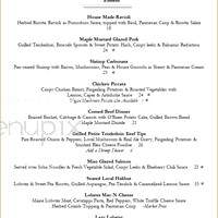 Looking Glass Restaurant - Bar Harbor, ME menu_pic