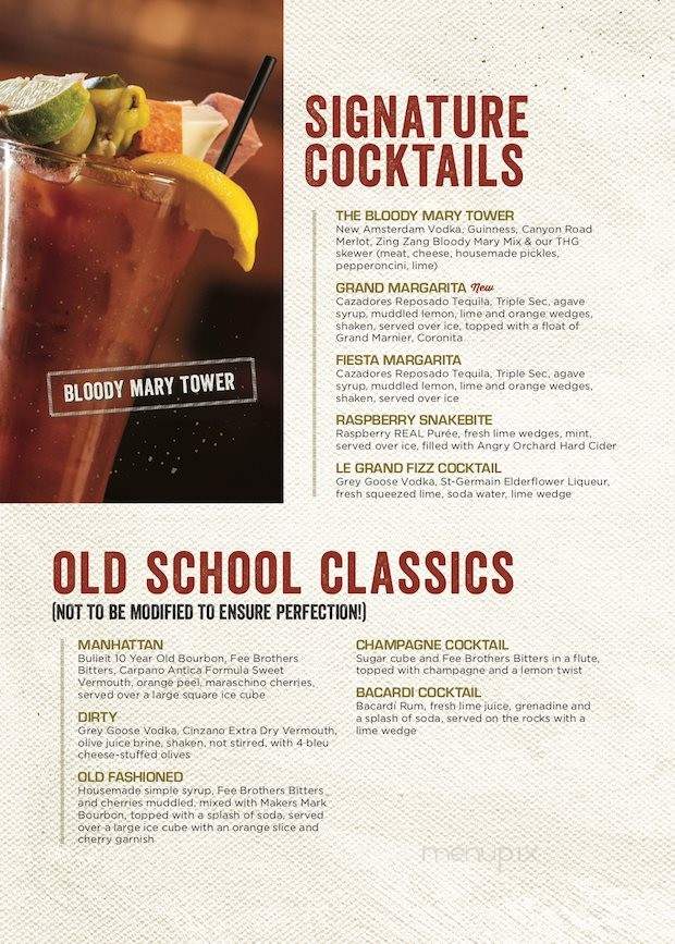Menu of Tap House Grill in Oswego, IL 60543