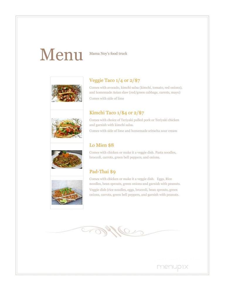 Mama D's Soulfood - Austin, TX menu_pic