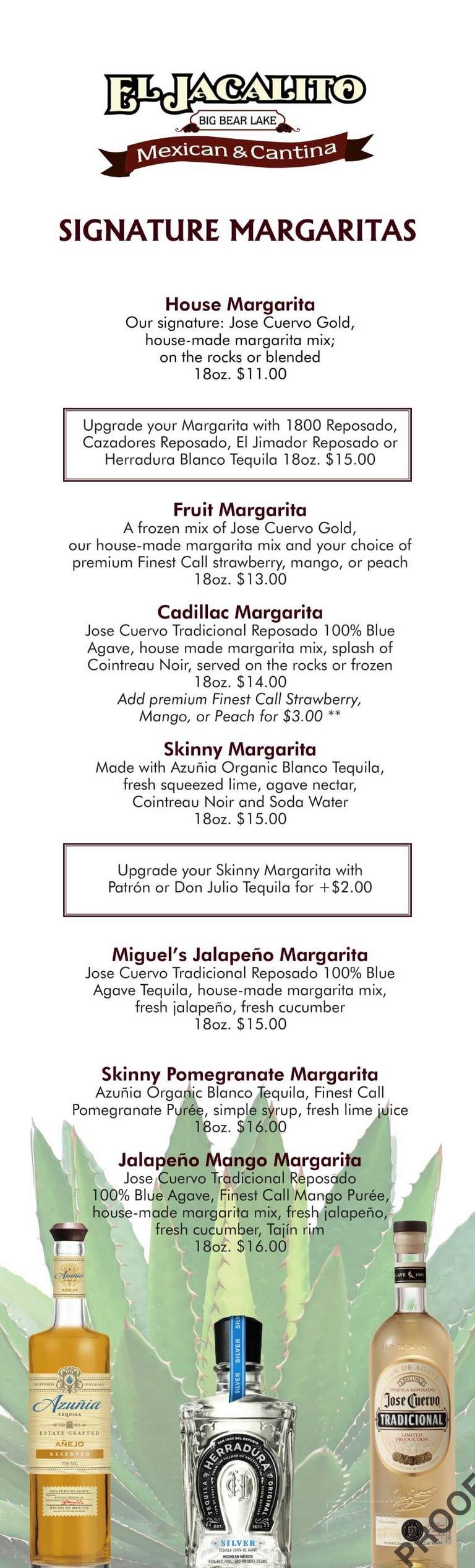 El Jacalito Mexican Food - Big Bear Lake, CA menu_pic