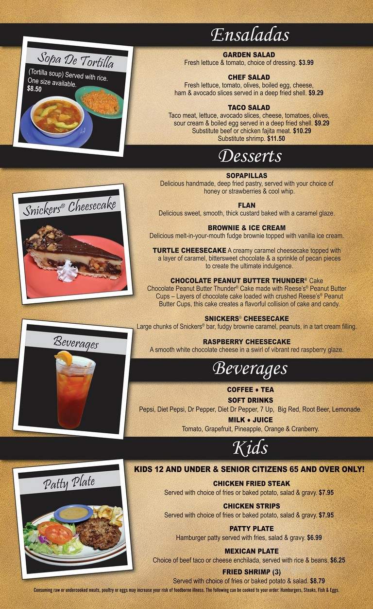 The Original Henry's - San Angelo, TX menu_pic
