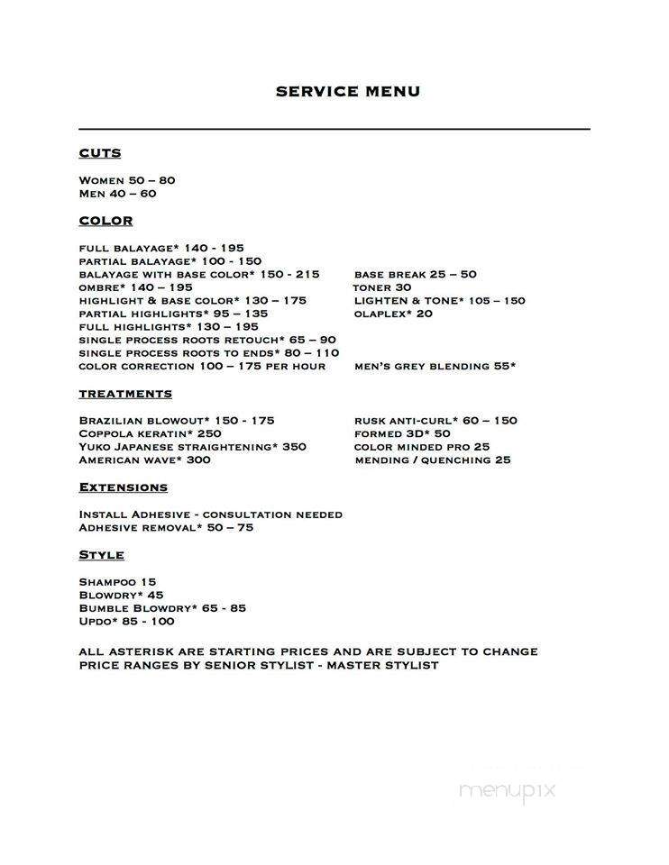 Mundo - A Culinary Haute Spot - Las Vegas, NV menu_pic