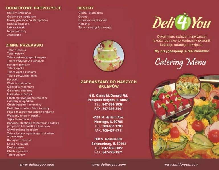 Deli Time Incorporated - Schaumburg, IL menu_pic