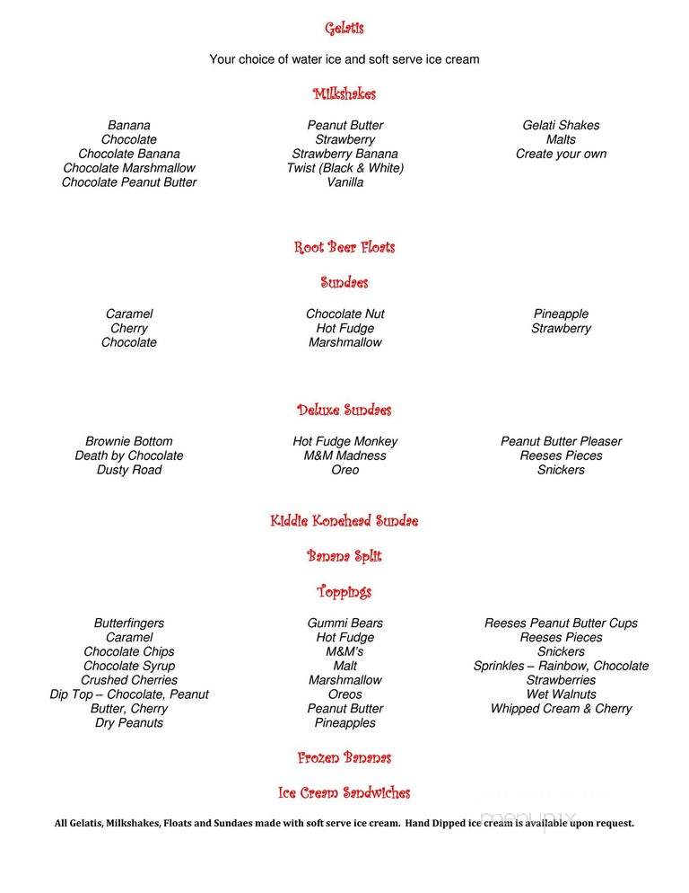 Anthony's Homemade Italian Ice - Runnemede, NJ menu_pic