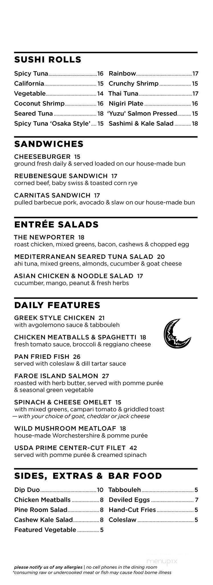 R + D Kitchen - Dallas, TX menu_pic