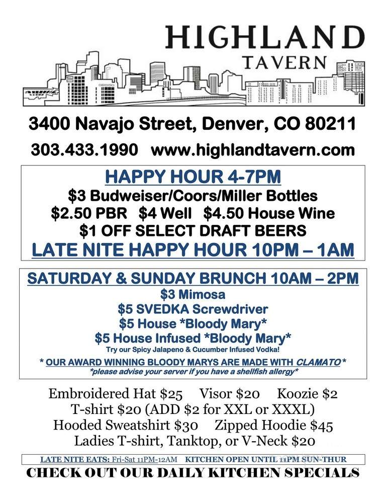 Highland Tavern - Denver, CO