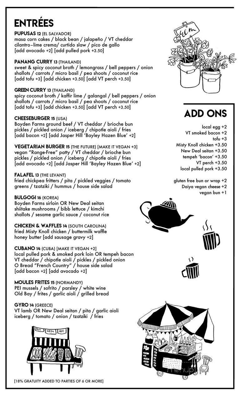 Duino! - Burlington, VT menu_pic