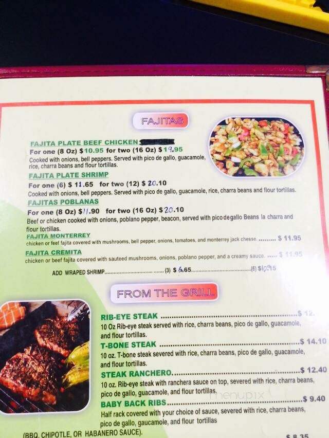 El Taquito Mexican Restaurant - Kingsville, TX menu_pic