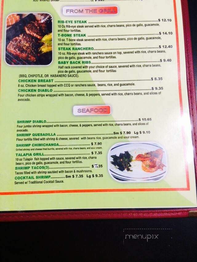El Taquito Mexican Restaurant - Kingsville, TX menu_pic
