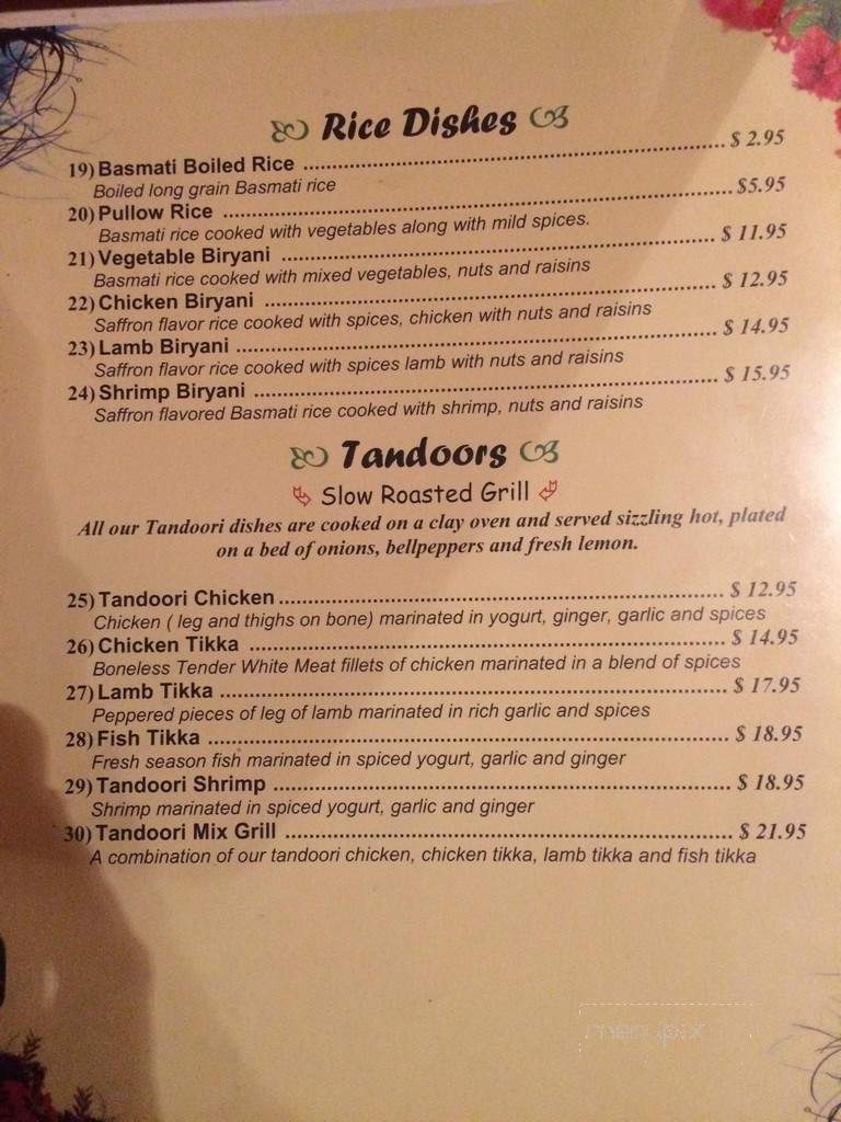 Himalayan Grill - Huntington Beach, CA menu_pic