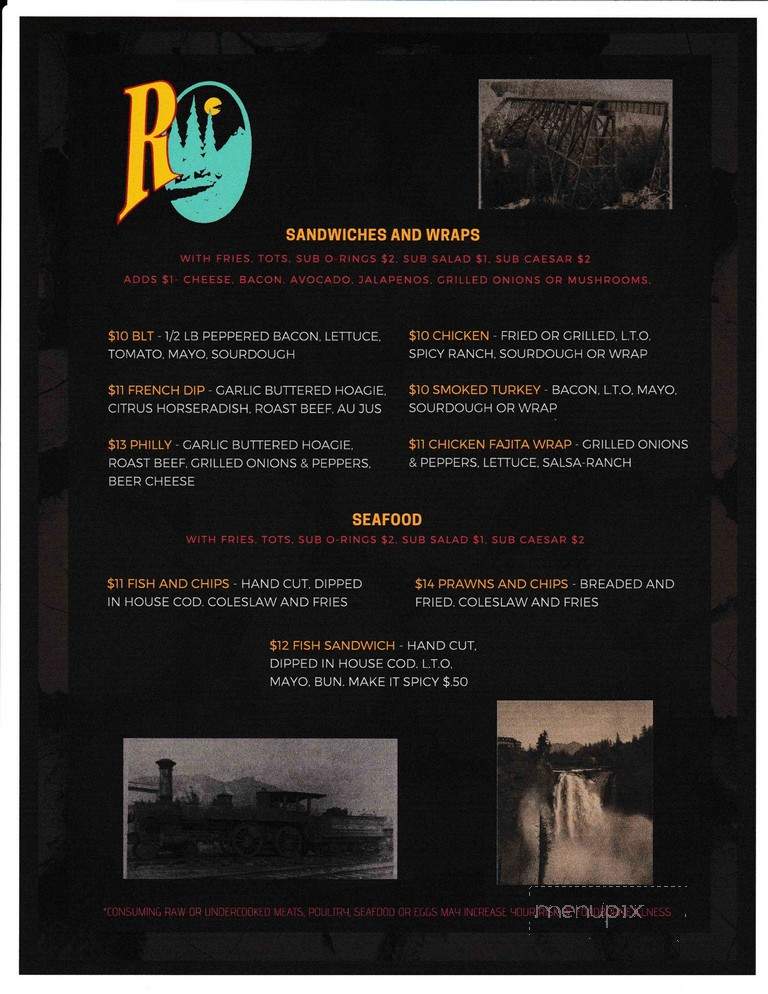Riverside Tavern - Fall City, WA menu_pic