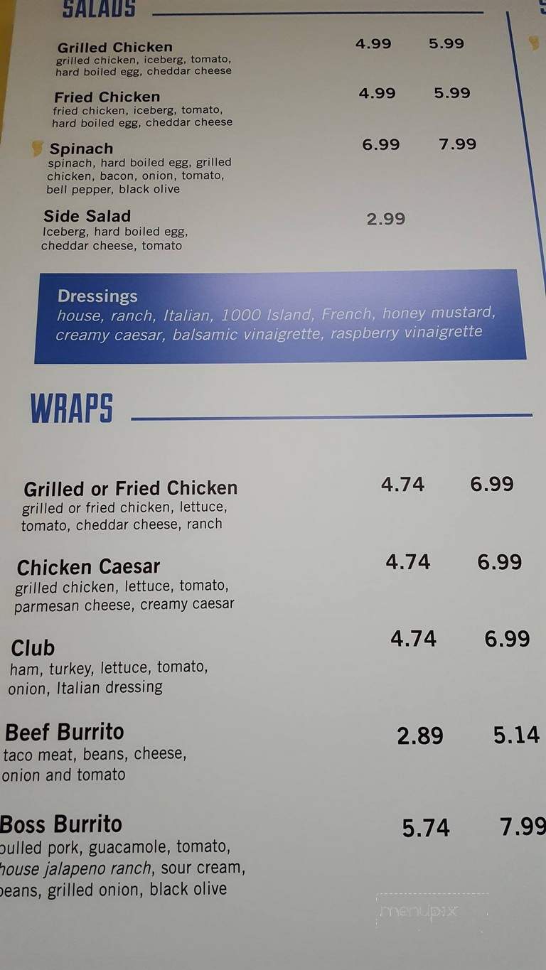 Dizzy's - Oklahoma City, OK menu_pic