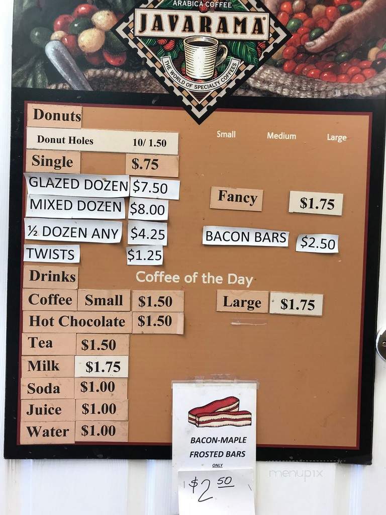 Daddy's Donuts - New Orleans, LA menu_pic