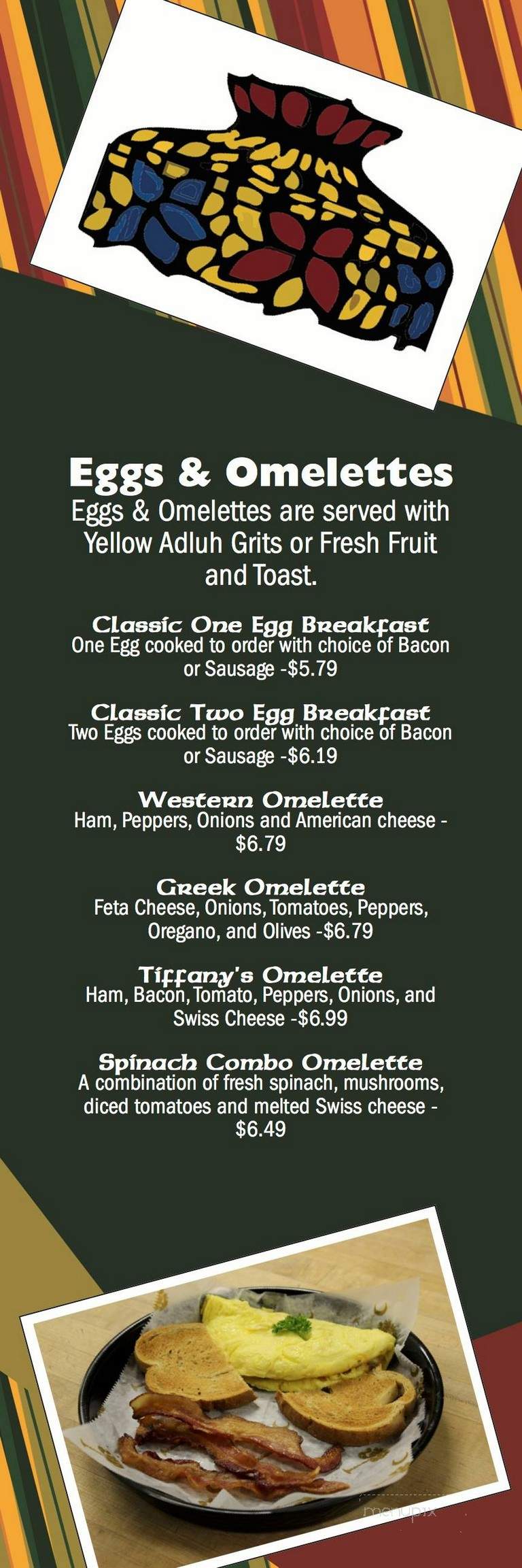 Tiffany's Bakery & Eatery - Columbia, SC menu_pic