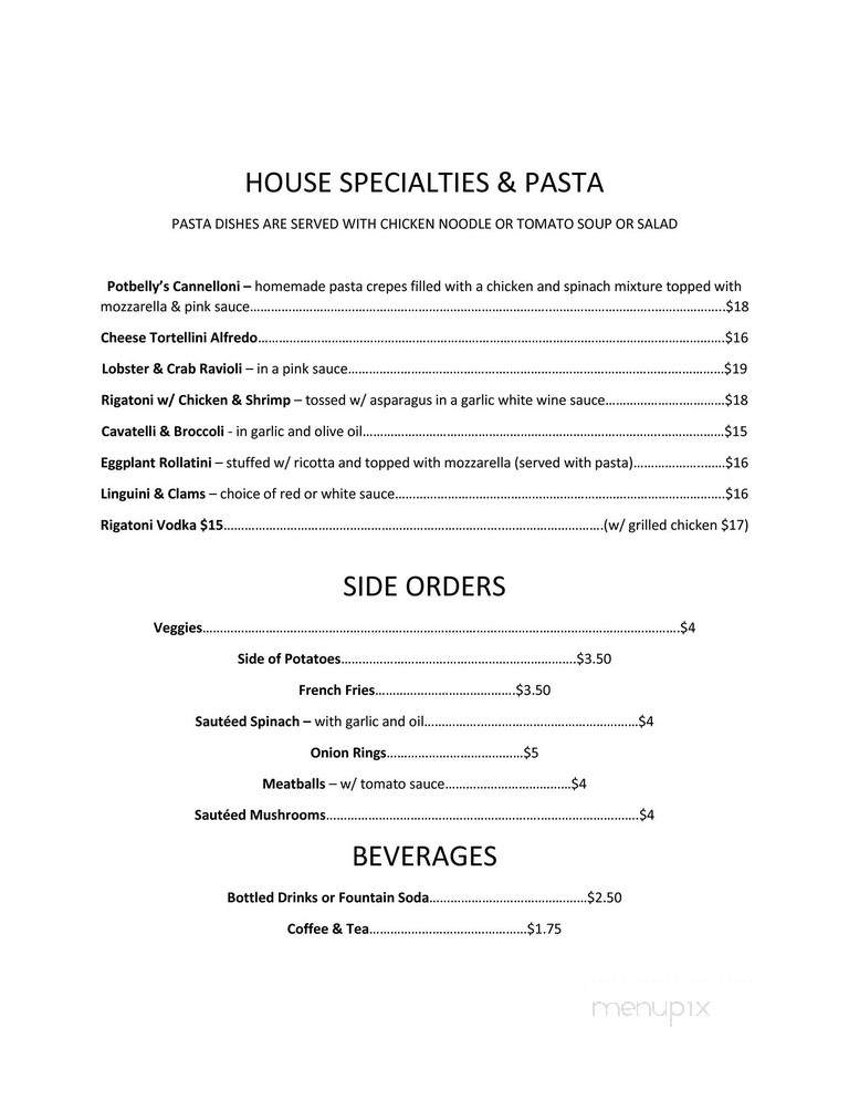Pot Belly Deli - Sussex, NJ menu_pic