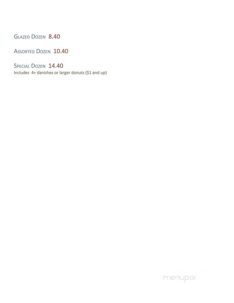 Pastry Plus - Louisville, KY menu_pic