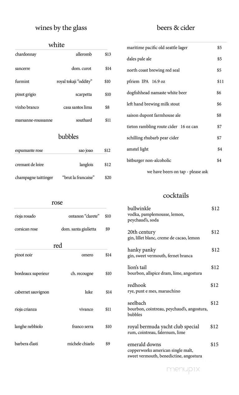 Lecosho - Seattle, WA menu_pic