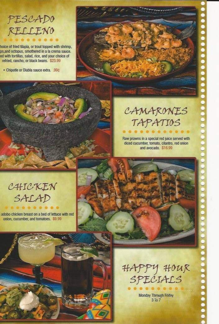 Jalisco's Mexican Restaurant - Idaho Falls, ID menu_pic
