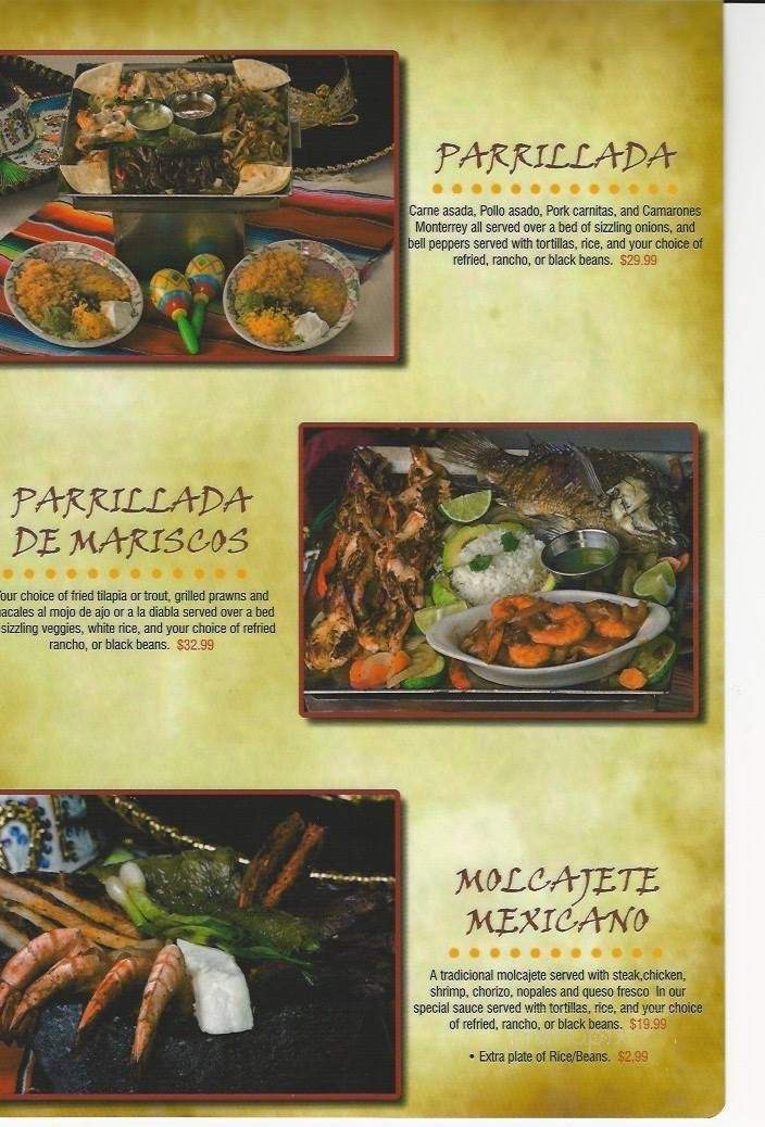 Jalisco's Mexican Restaurant - Idaho Falls, ID menu_pic