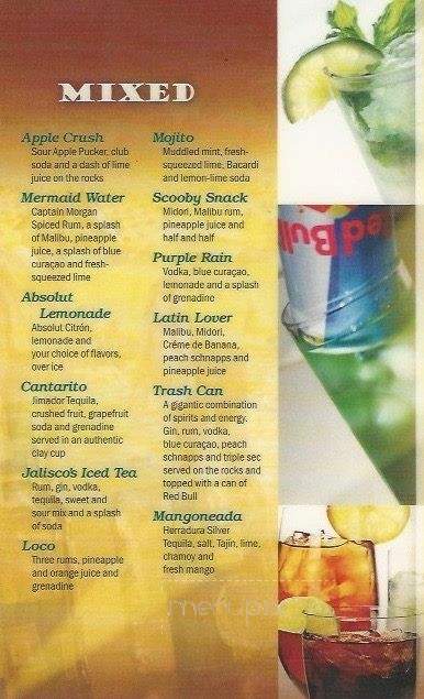 Jalisco's Mexican Restaurant - Idaho Falls, ID menu_pic