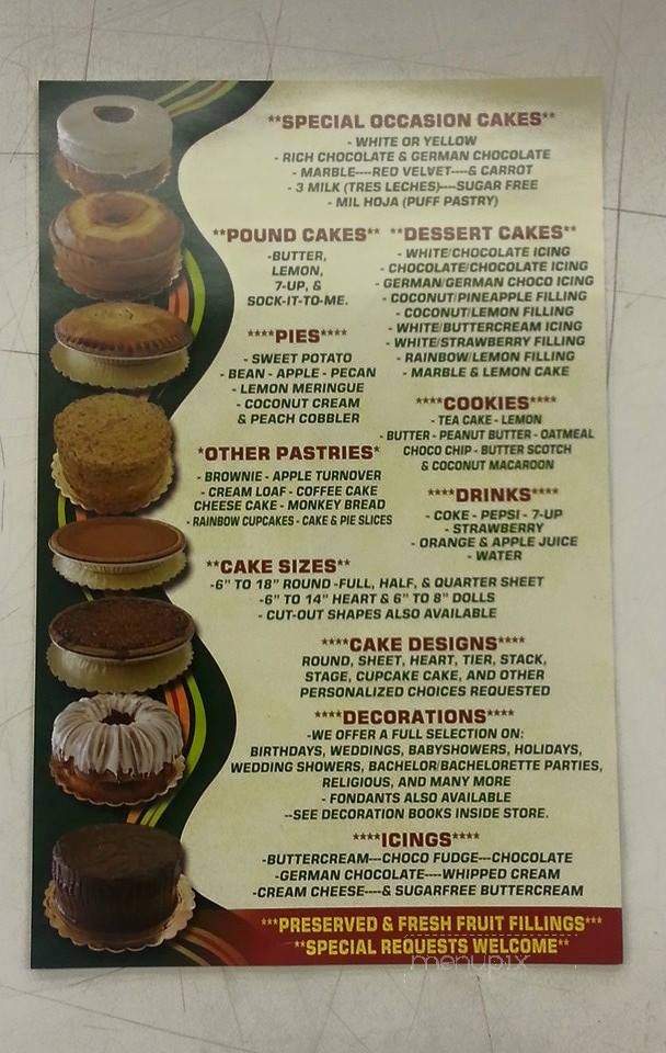 Howell's Bakery - Los Angeles, CA menu_pic