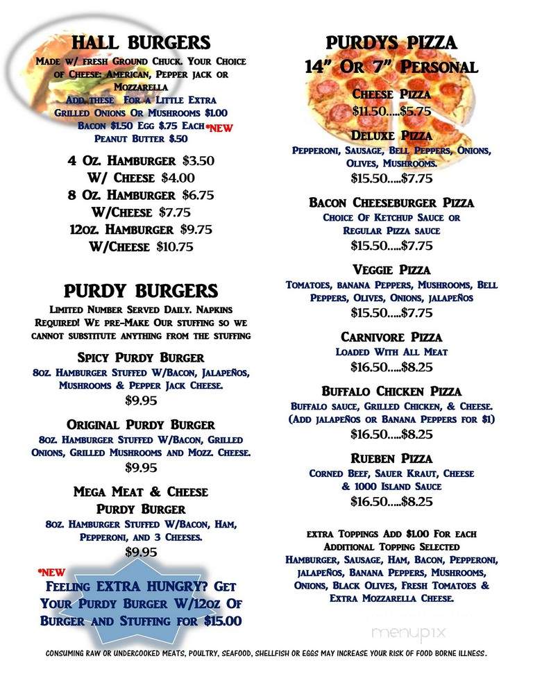 Stony Hill Hall Incorporated - Owensville, MO menu_pic