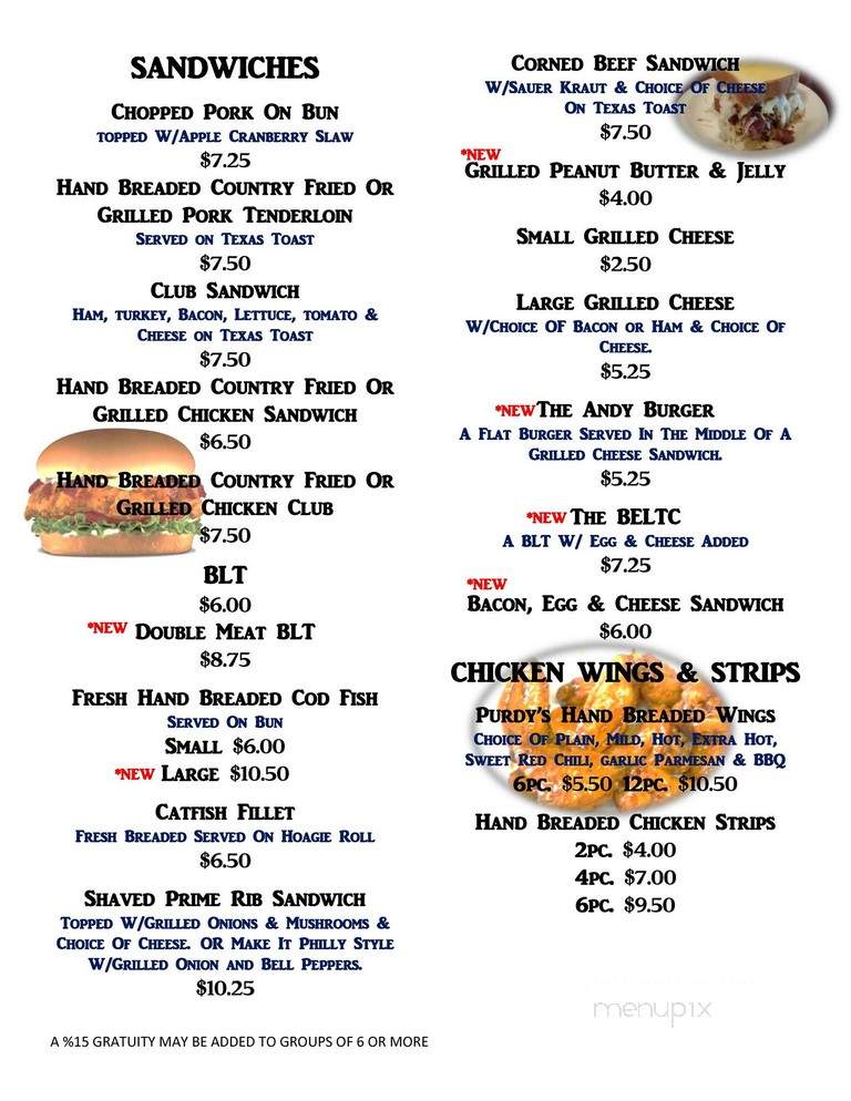 Stony Hill Hall Incorporated - Owensville, MO menu_pic
