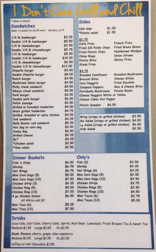 284 Bar & Grill - Milford, IL menu_pic