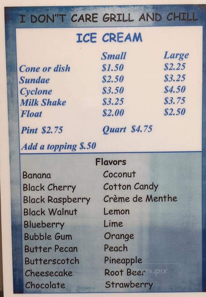 284 Bar & Grill - Milford, IL menu_pic