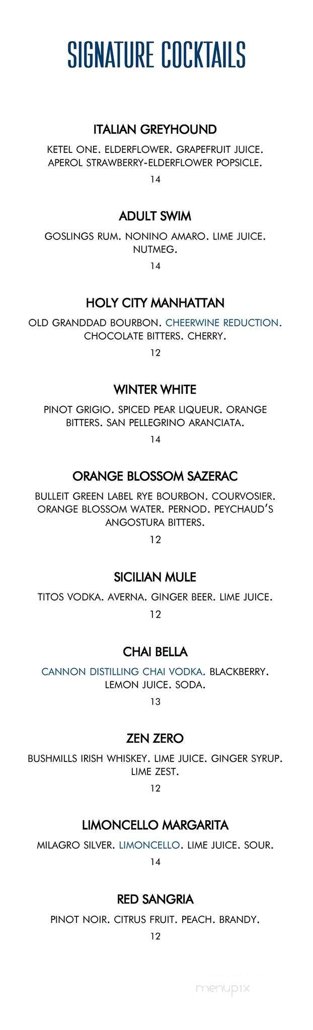 La Tela Pizzeria - Johns Island, SC menu_pic