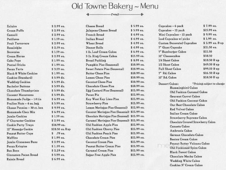 Old Towne Bakery - Olive Branch, MS