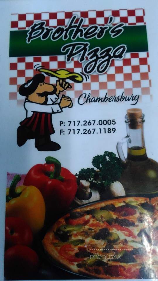 Brother's Pizza - Chambersburg, PA menu_pic