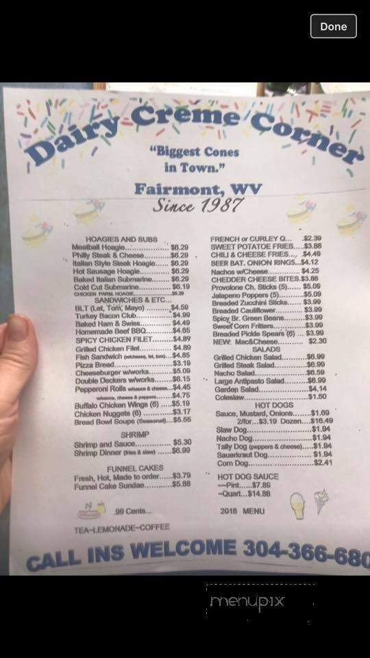 Dairy Creme Corner - Fairmont, WV