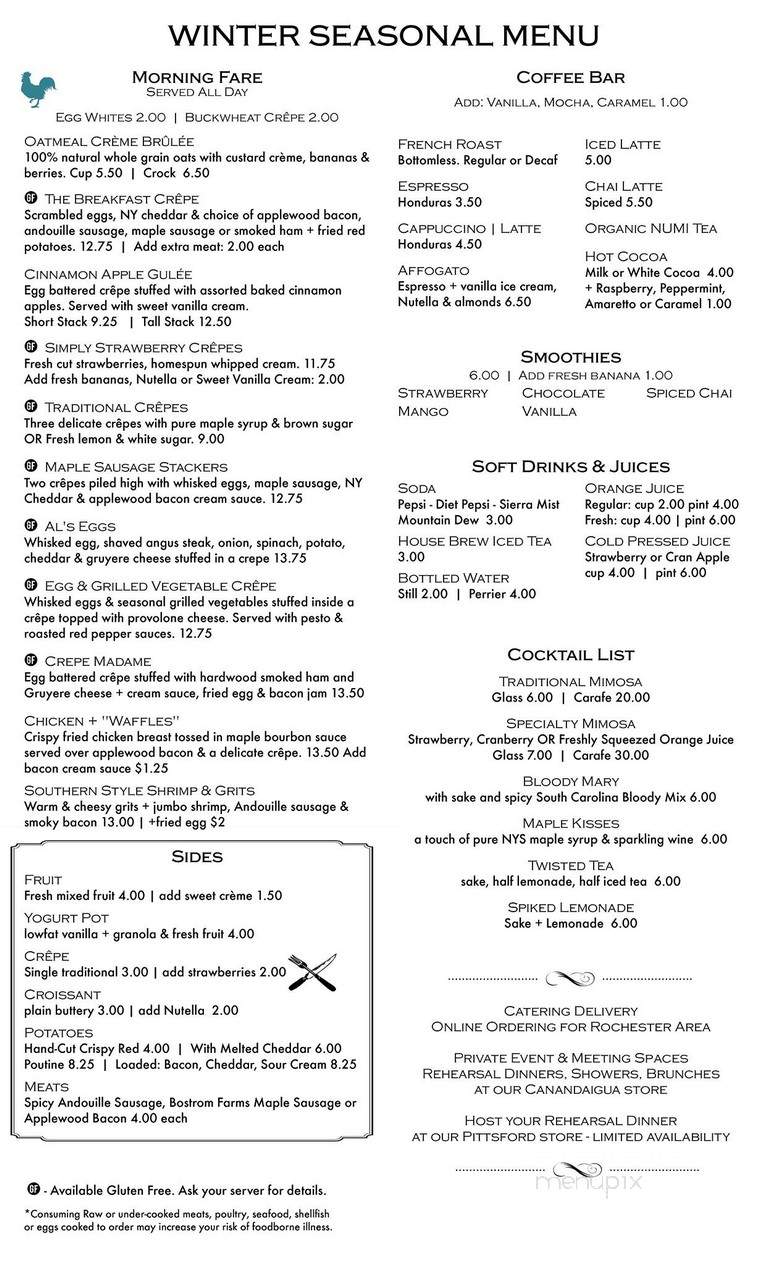 Simply Crepes - Canandaigua, NY menu_pic