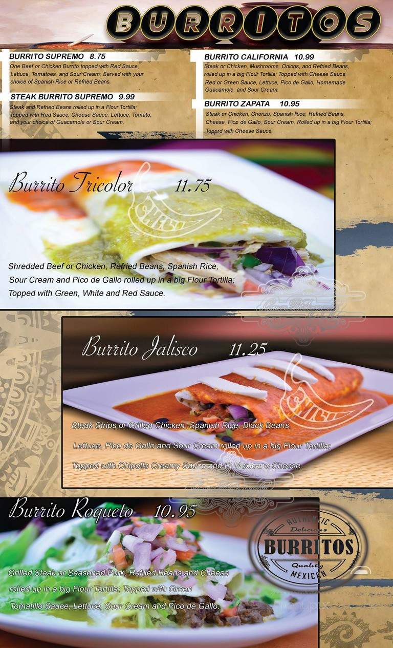 Mi Mexico - Alexandria, MN menu_pic
