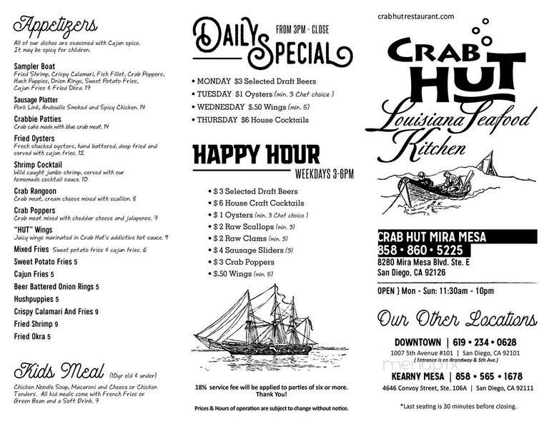 Crab Hut - San Diego, CA