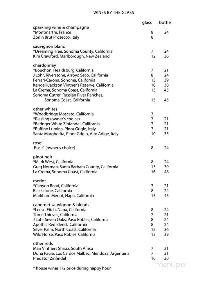 Windrush Grill - Shreveport, LA menu_pic