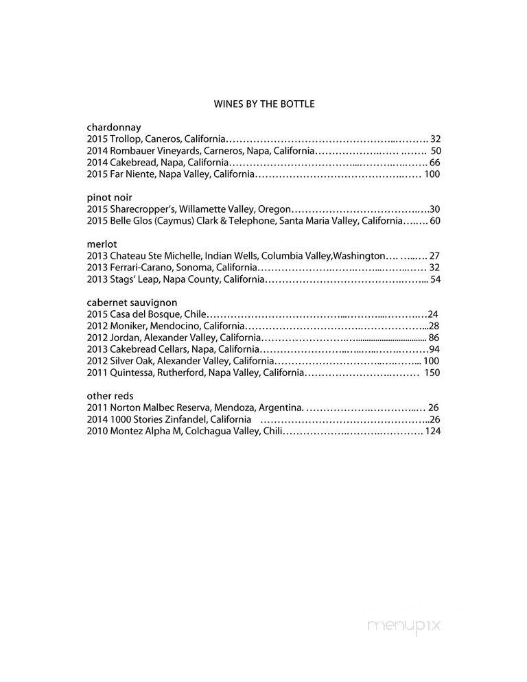 Windrush Grill - Shreveport, LA menu_pic