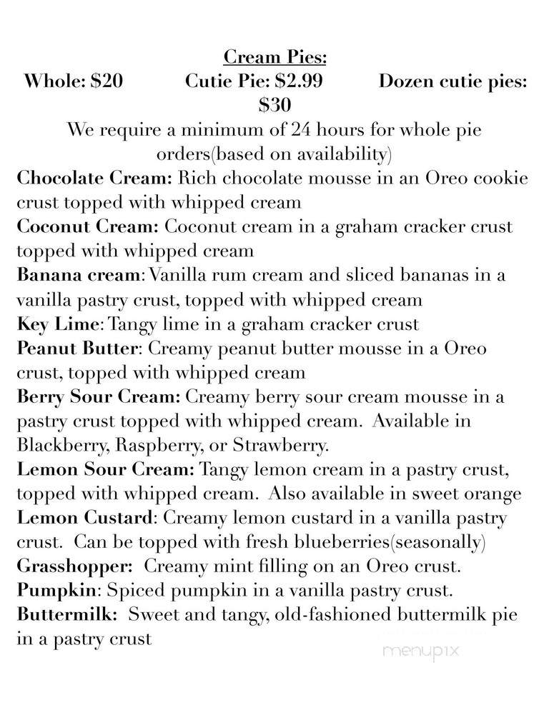 Back Door - Brook, IN menu_pic