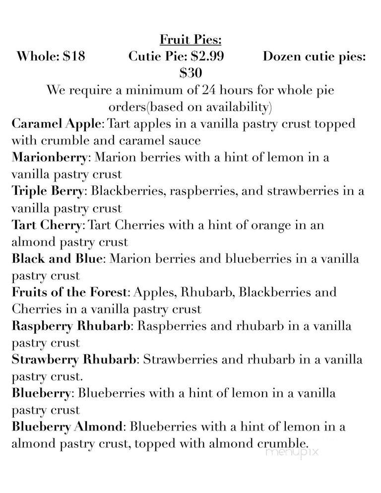 Back Door - Brook, IN menu_pic