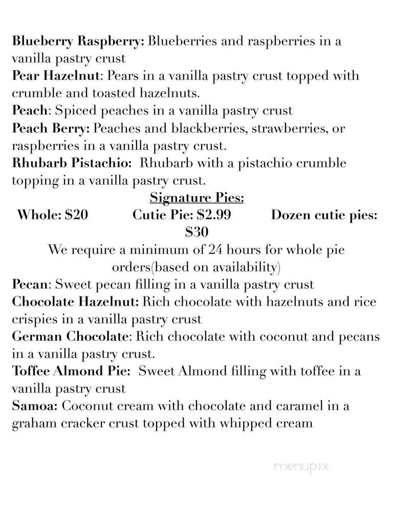 Back Door - Brook, IN menu_pic