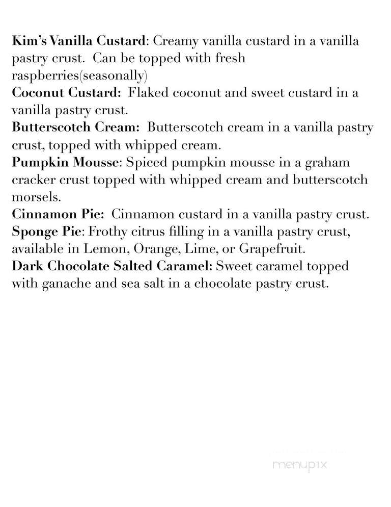Back Door - Brook, IN menu_pic