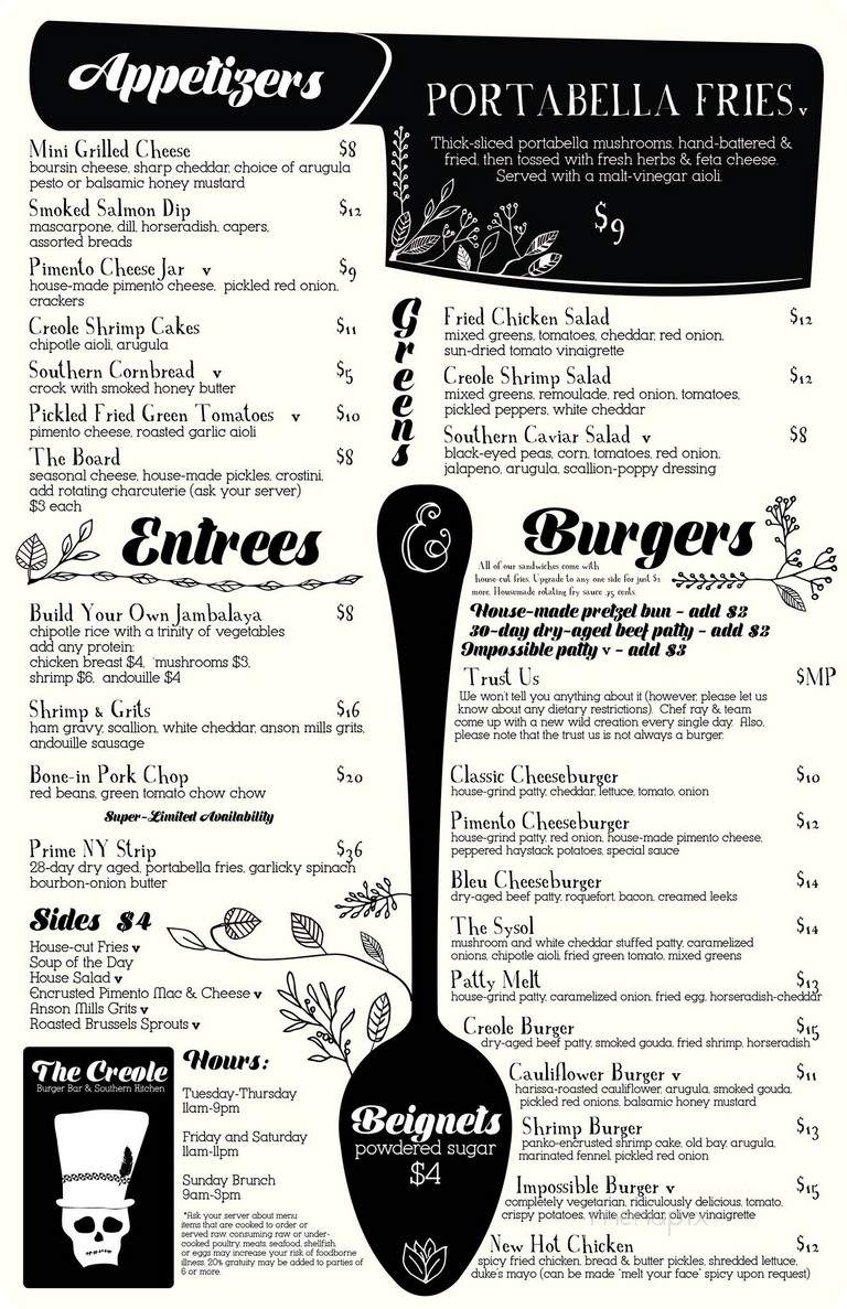 Copper Dine and Drink - East Lansing, MI menu_pic