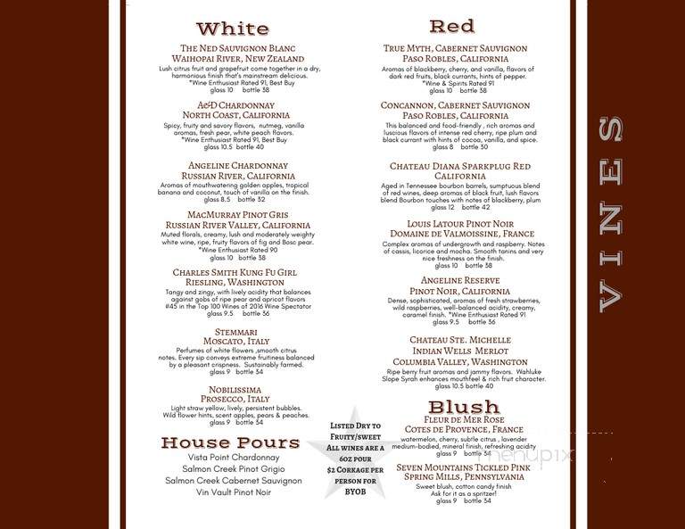 Hublersburg Inn Restaurant & Tavern - Howard, PA menu_pic