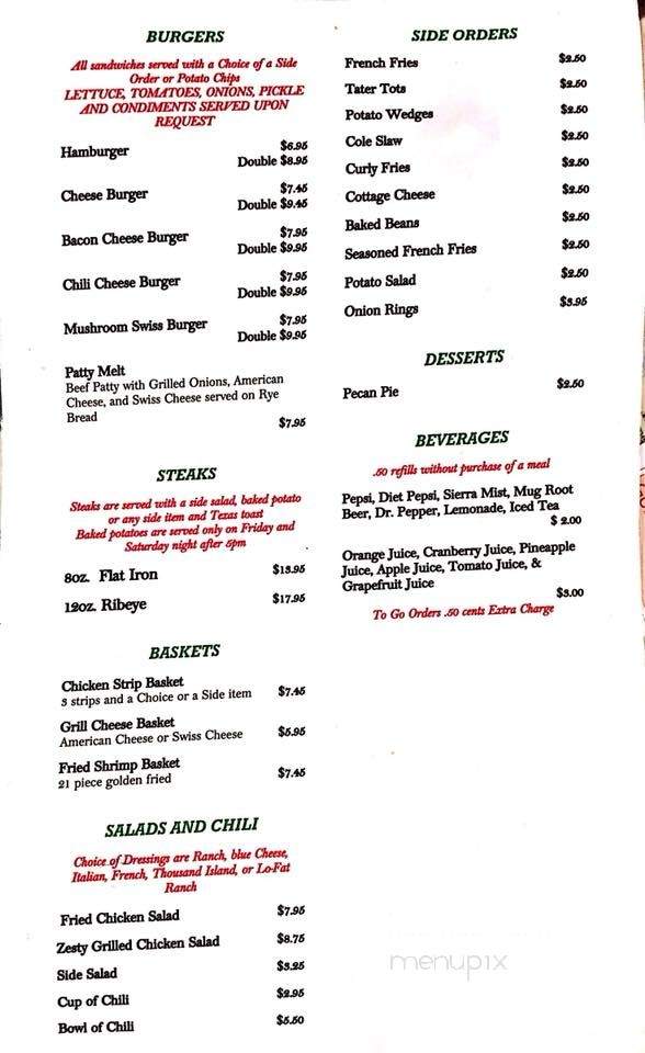 Marty's - Camdenton, MO menu_pic