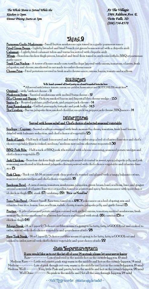 Cafe Rio - Twin Falls, ID menu_pic