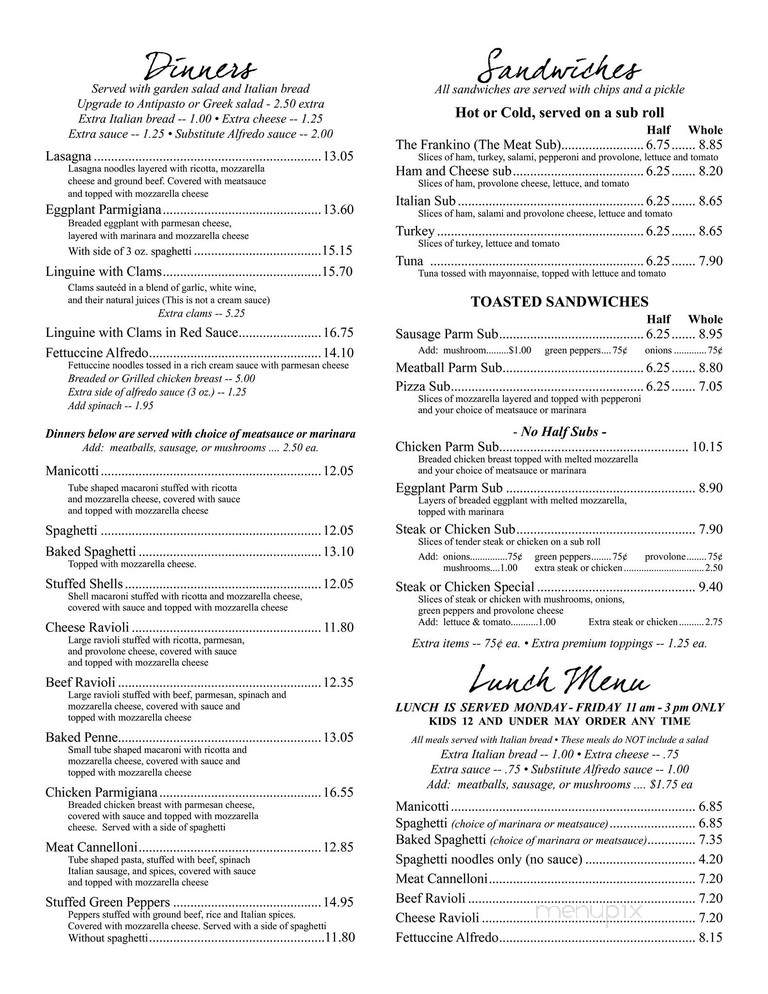 Antonio's Italian Eatery - Belvedere, SC