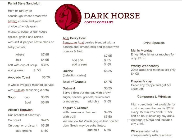 Dark Horse Coffee - Anchorage, AK