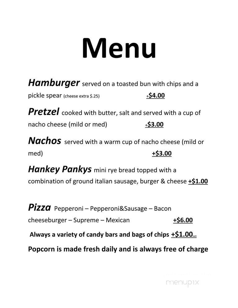 Granada - Escanaba, MI menu_pic