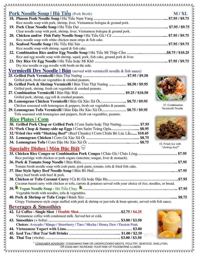 Ba Le French Bakery - Doraville, GA menu_pic